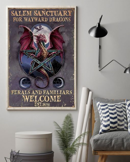 Great artwork! Salem Sanctuary For Wayward Dragon Poster