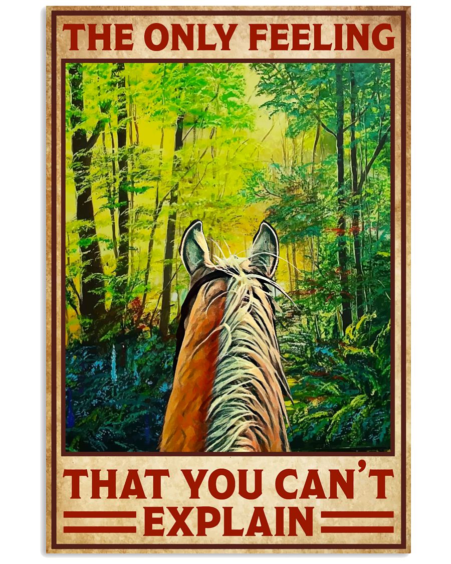The Only Feeling That You Can't Explain Cowgirl Poster
