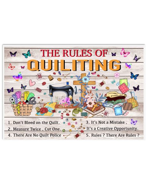 The Rules Of Quilting Poster