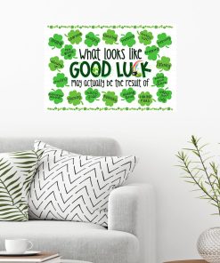 Hot Deal What Looks Like Good Luck - St. Patrick's Day Classroom Poster