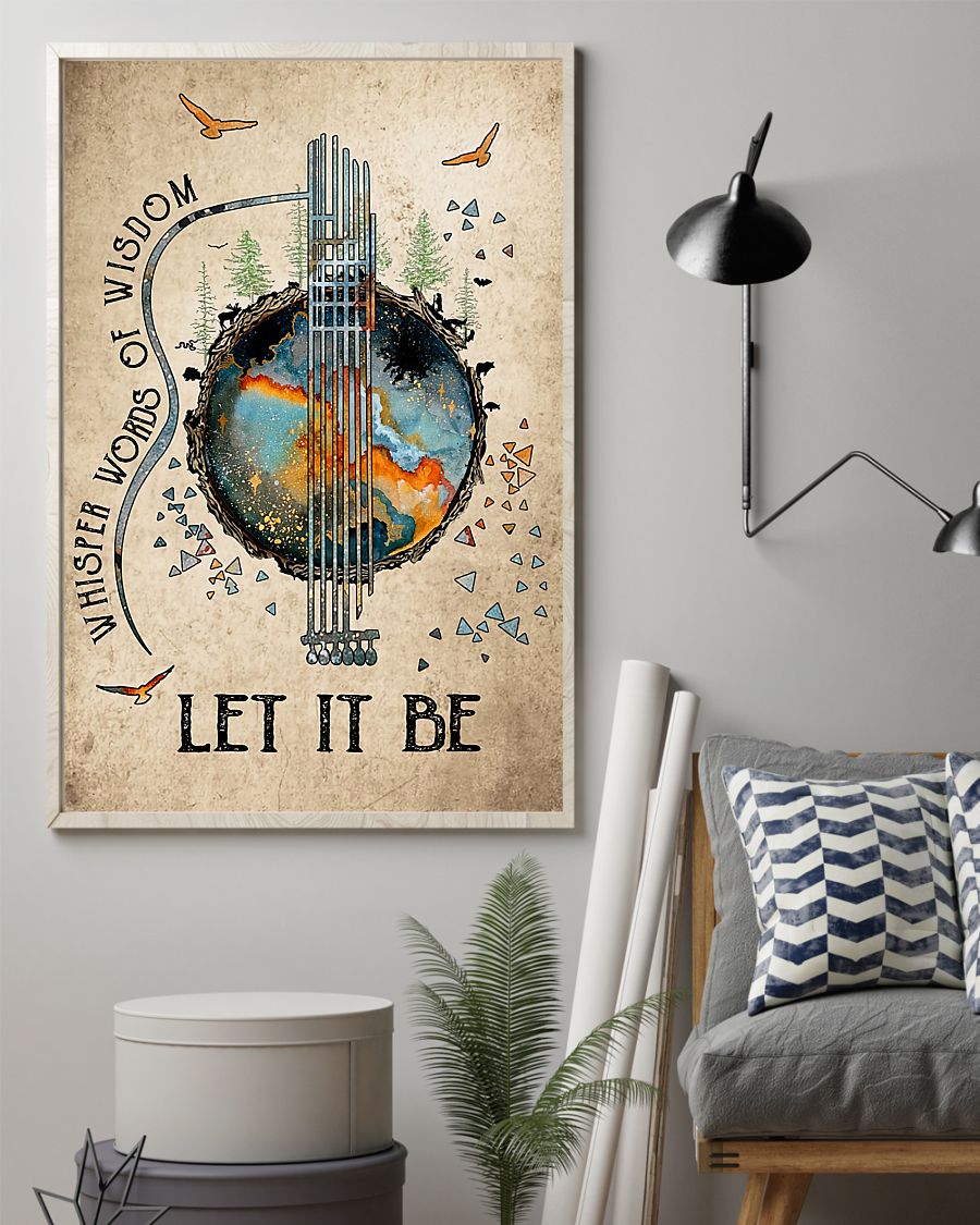 Hot Deal Whisper Words Of Wisdom Let It Be Earth Poster