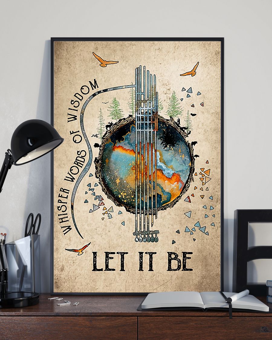 All Over Print Whisper Words Of Wisdom Let It Be Earth Poster
