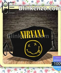 Nirvana Smiley Face Logo Reusable Masks