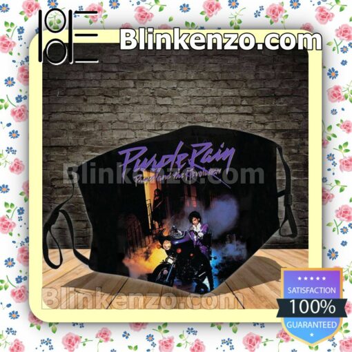 Prince Purple Rain Album Cover Reusable Masks